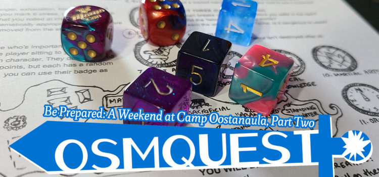OSMquest! Be Prepared: A Weekend at Camp Oostanaula, Part Two